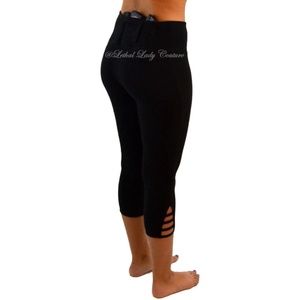 Concealed Carry Lattice Capri w Gun Holster S,L,XL